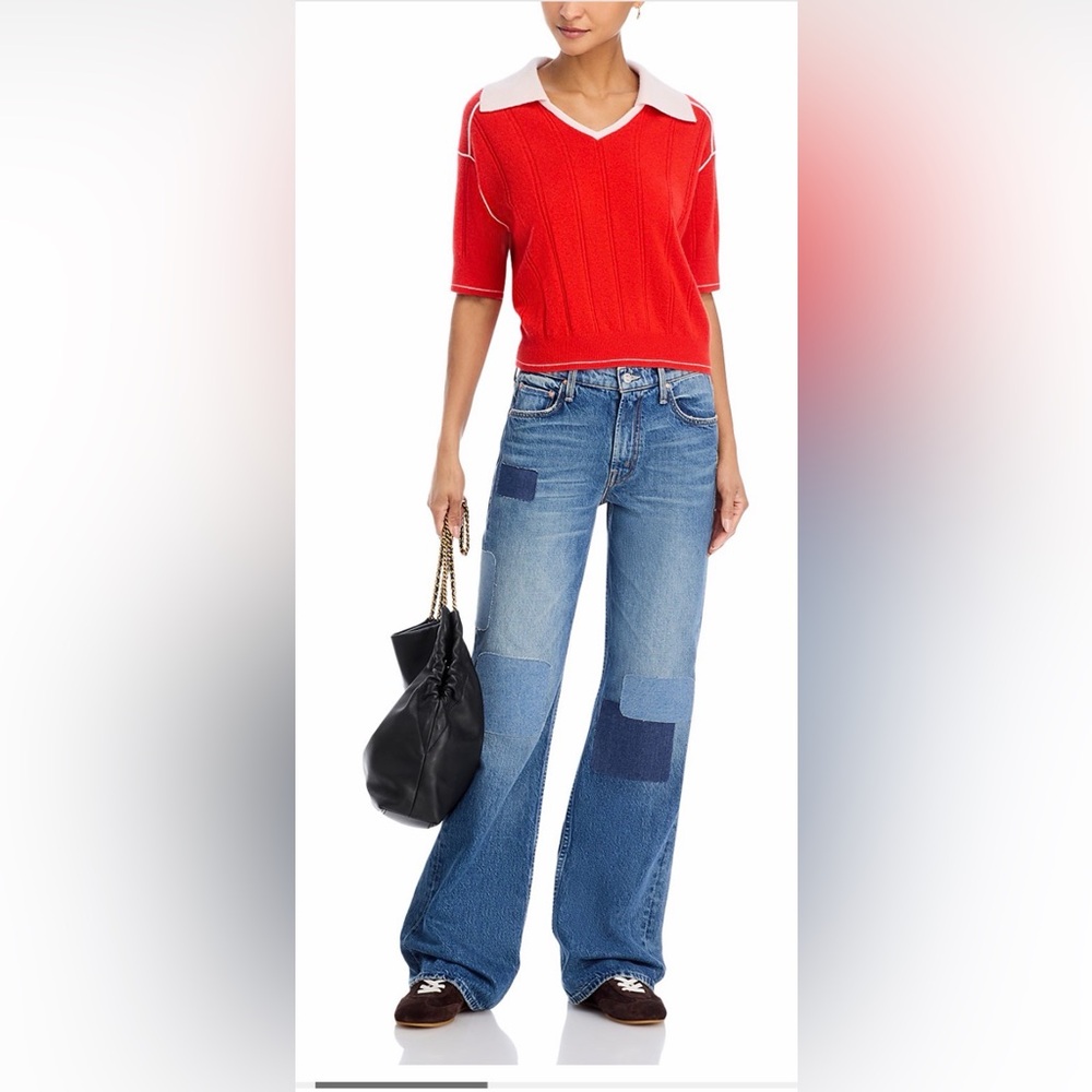 MOTHER The Bookie  Heel Jeans in Ironing Things Out⭐️RARE ⭐️28 Retail $348 - Picture 3 of 16